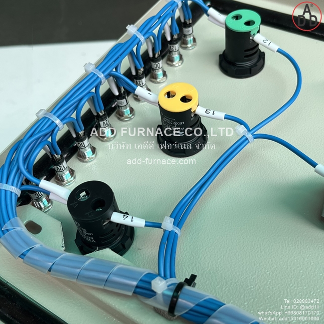 ควบคุมตรวจจับแก๊สรั่ว9จุด(โซลินอยด์วาล์ว)Yamataha-GLD-12 9Point Application With Gas Solenoid Valve(9)